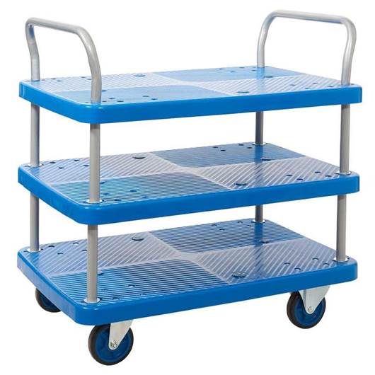 Picture of Proplaz Blue Three Tier Trolley